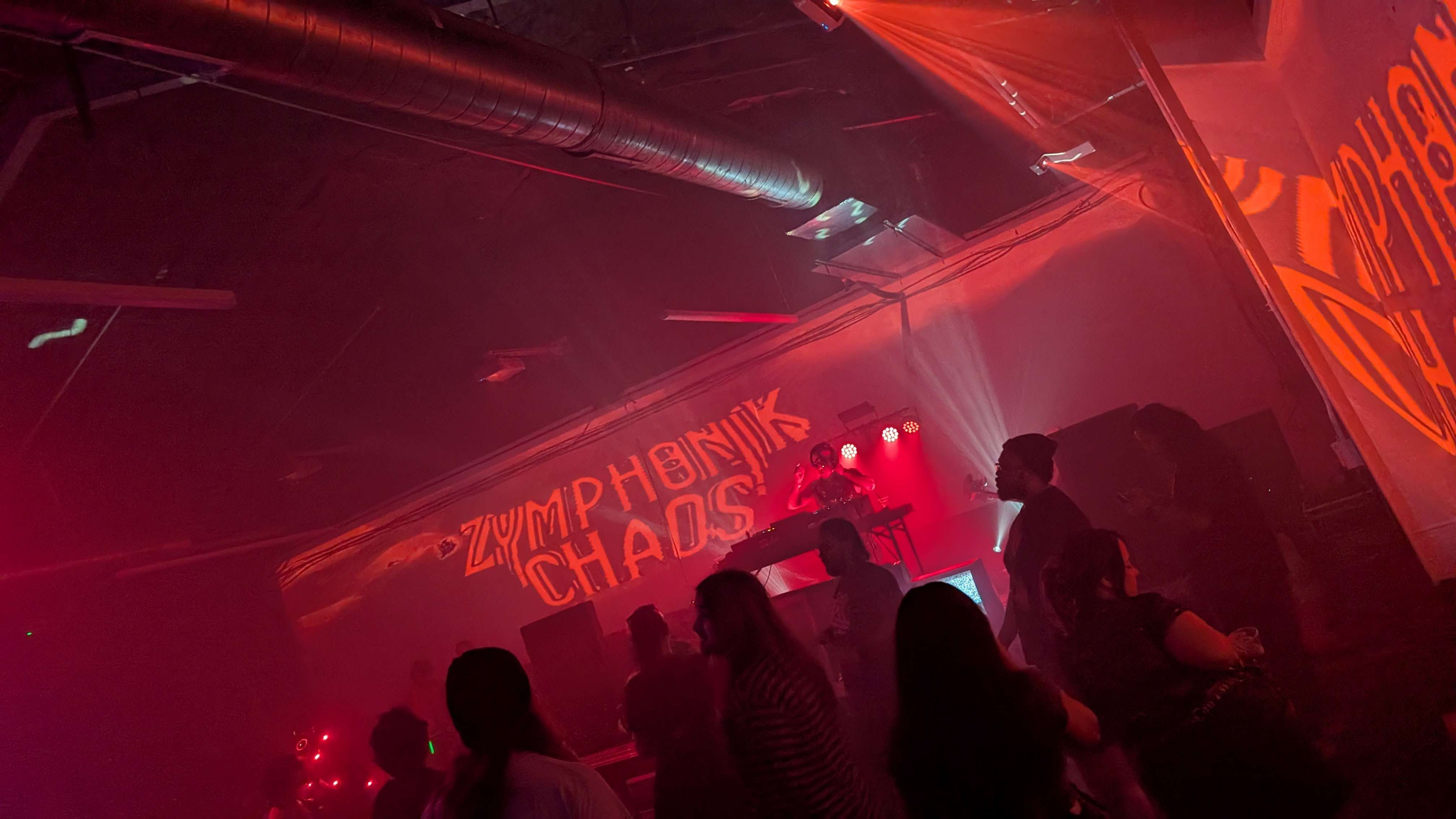 Warehouse event atmosphere